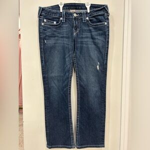 ⬇️⭐️ True Religion Women’s Low Rise/Hip Hugger Blue Jeans